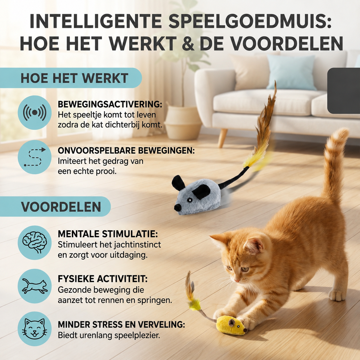 Slimme speelgoedmuis